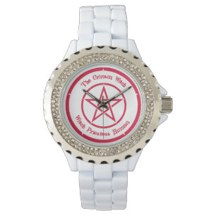 Pulsera El reloj carmesí de la bruja