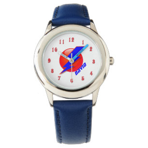 Pulsera El reloj de encargo del muchacho del icono del