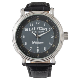 Pulsera El reloj de hockey de Las Vegas las 24 horas
