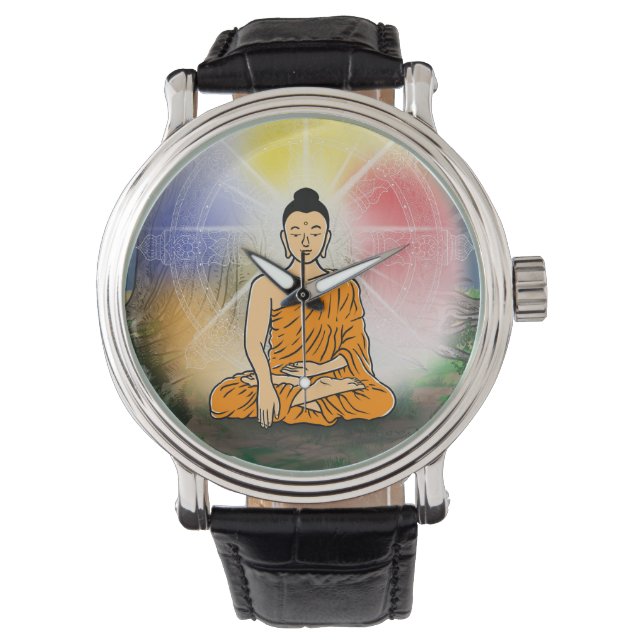 Pulsera El reloj de la Ilustración de Buda (Anverso)