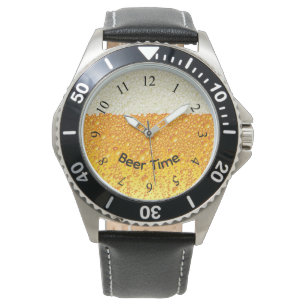 Pulsera El reloj de los hombres de Beer Time