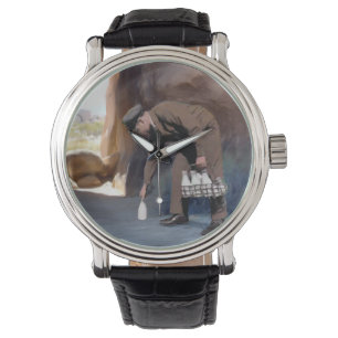 Pulsera El reloj de los hombres de entrega