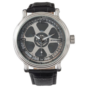Pulsera El reloj de los hombres de la rueda del rayo de la