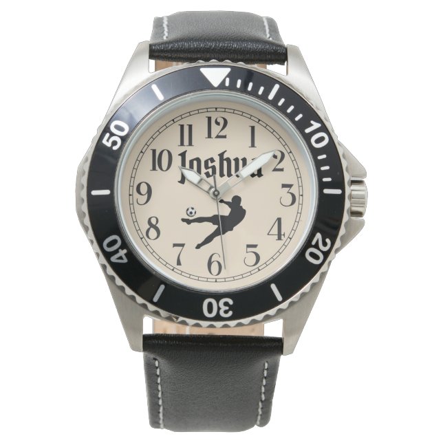 Pulsera El reloj del fútbol de Joshua (Anverso)