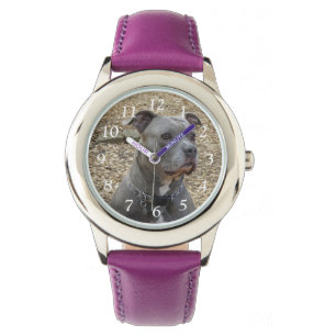Pulsera El reloj del niño numerado Pitbull de pensamiento