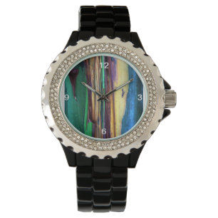 Pulsera El reloj diamante de imitación del árbol de