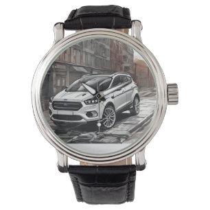 Pulsera Elegancia gótica: Reloj de pared de la Plaza Kuga