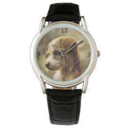 Pulsera Elegante reloj de fotos de perros vintage