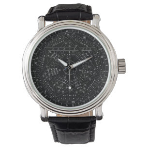Pulsera Élite Sigilum Dei Aemeth del reloj del cuero de