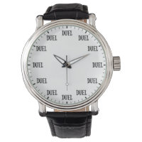 Es momento de duelo por el reloj - Funny Duele Hou