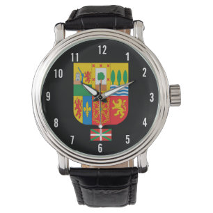 Pulsera Escudo de BASQUE* y reloj de la bandera