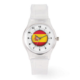 Pulsera España: La bandera femenina, un reloj de silicio r