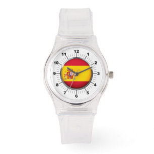 Pulsera España: La bandera femenina, un reloj de silicio r