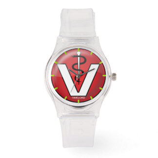 Pulsera Esporádico con retrato de reloj de silicona rosa