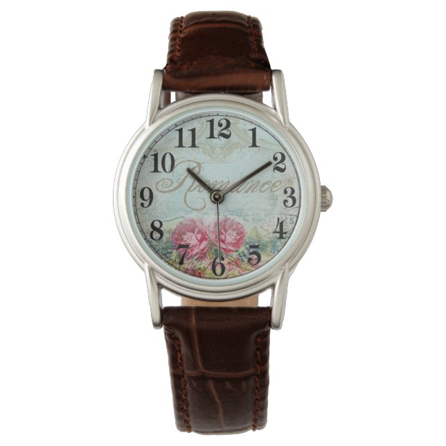 Pulsera Estilo: Reloj de esmalte blanco Diamante de imitac (Anverso)
