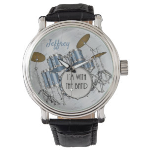 Pulsera Estoy Con El Reloj De Hombres De La Banda