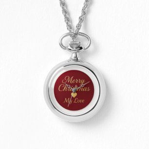 Pulsera eWatch - Reloj de collar de Navidad romántico