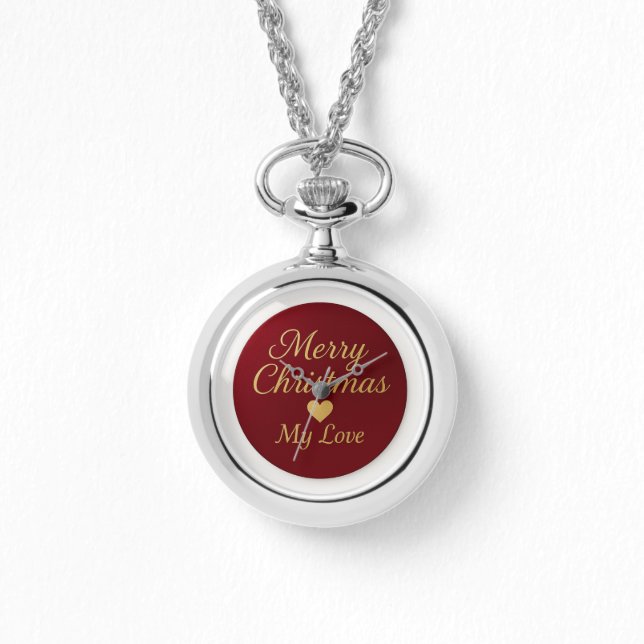 Pulsera eWatch - Reloj de collar de Navidad romántico (Anverso)