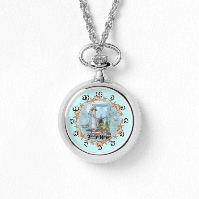 Pulsera Faro de Mississippi Shells reloj (Anverso)
