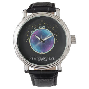 Pulsera Fiesta de Nochevieja 2026 Reloj Celestial Vibrante