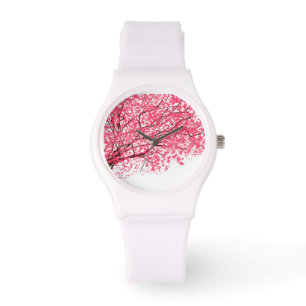 Pulsera Flores de cerezo y reloj de las ramas