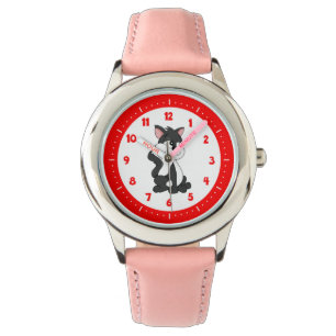 Pulsera Gato de dibujos animados reloj