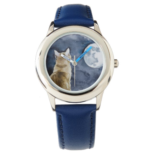 Pulsera Gato de jengibre y reloj de pulmón completo (Anverso)