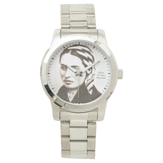 Pulsera gloria al reloj de muñeca saint bernadette (Anverso)