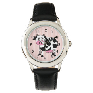 Pulsera Gracioso reloj de niños de vacas