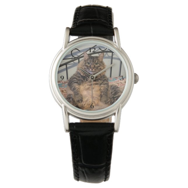 Pulsera Gran reloj de gato grande (Anverso)