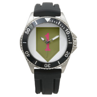 Pulsera Gran reloj de la División de Infantería Red One