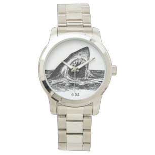 Pulsera Gran reloj del eWatch del tiburón blanco de los
