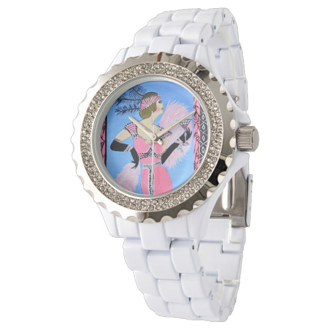 Pulsera Hermosa dama 2 reloj de mujer (Angular)