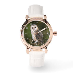 Pulsera Hermoso reloj de búho de Barn Occidental
