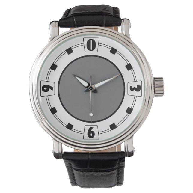 Pulsera Hermoso reloj moderno con un dial de moda (Anverso)
