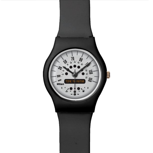 Pulsera ¡Hora de viajar en automóvili el reloj de Mini (De cerca)