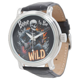 Pulsera Hueso para ser salvaje reloj de esqueletos