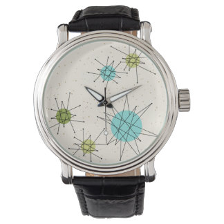 Pulsera Icónico reloj de cuero atómico con estallidos atóm
