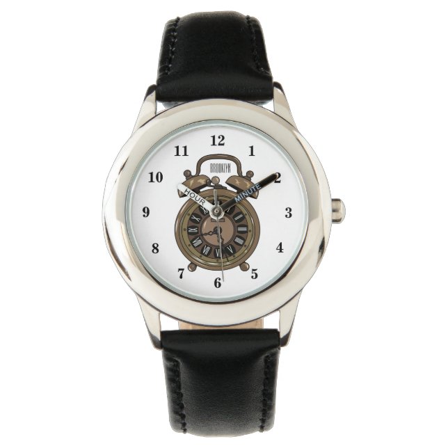 Pulsera Ilustracion de personalizado de reloj de alarma (Anverso)