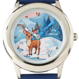 Pulsera ¡Ja-Ja-Ja! Es un reloj de renos para niños