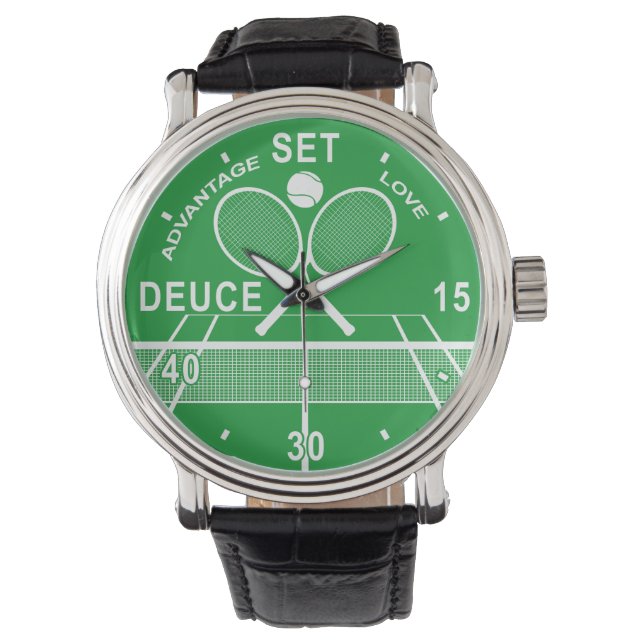 Pulsera Jugadores De Tenis, Observador De Tenis. Reloj (Anverso)