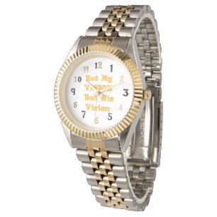 Pulsera La plata de reloj y la visión dorada de dos tonali