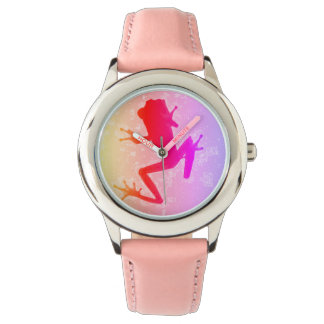 Pulsera La rana tiene el reloj de la hora