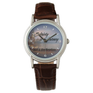 Pulsera la sobriedad es un reloj de viaje