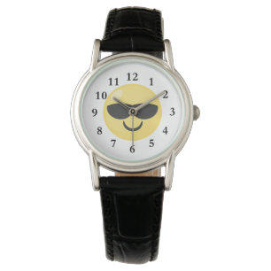 Pulsera Las gafas de sol refrescan el reloj de la emoji