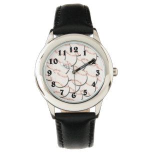 Pulsera Las porciones de béisboles modelaron el reloj