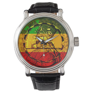 Pulsera León de Rasta de los diseños clasificados reloj 