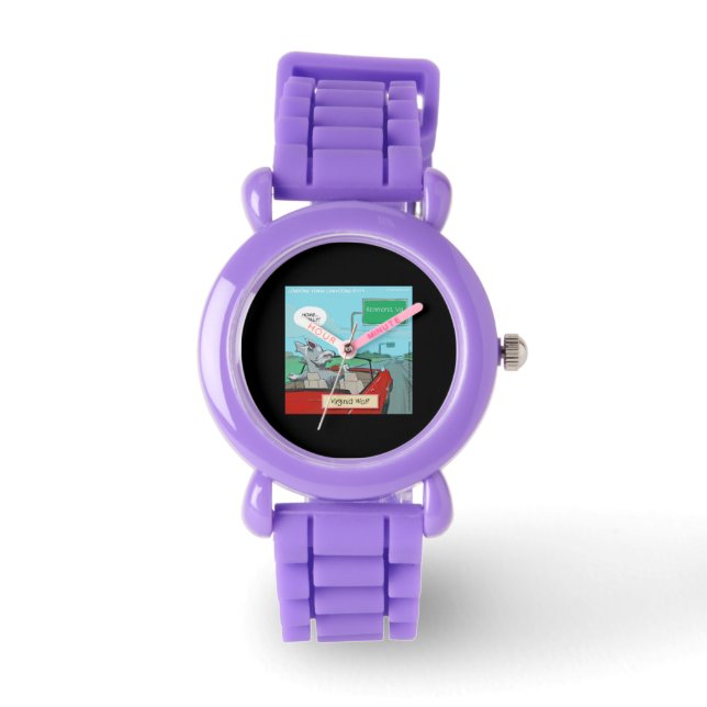 Pulsera Lobo De Virginia Reloj Divertido (Anverso)