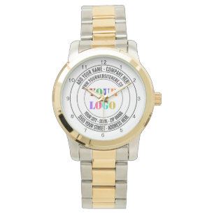 Pulsera Logotipo comercial de personalizado y reloj promoc