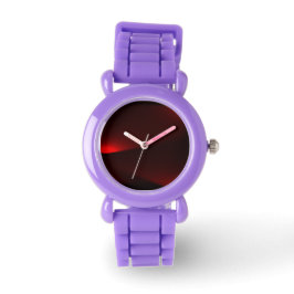 Pulsera Luces De Arándano Y Negras  Reloj